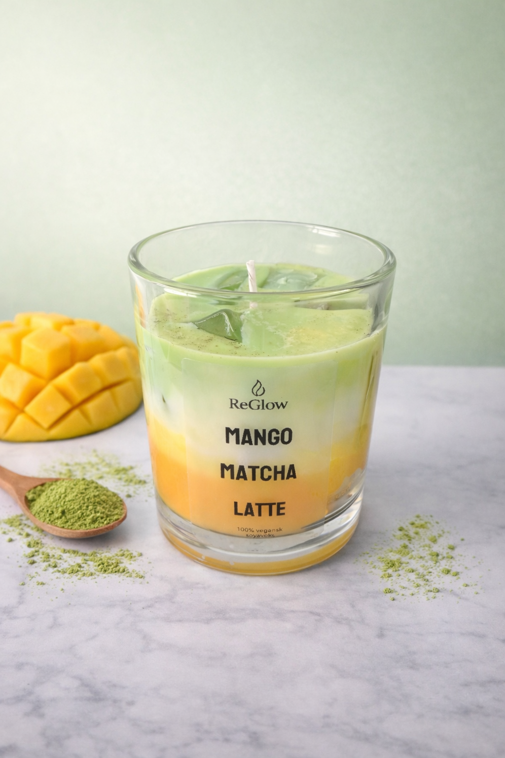 Mango Matcha Latte